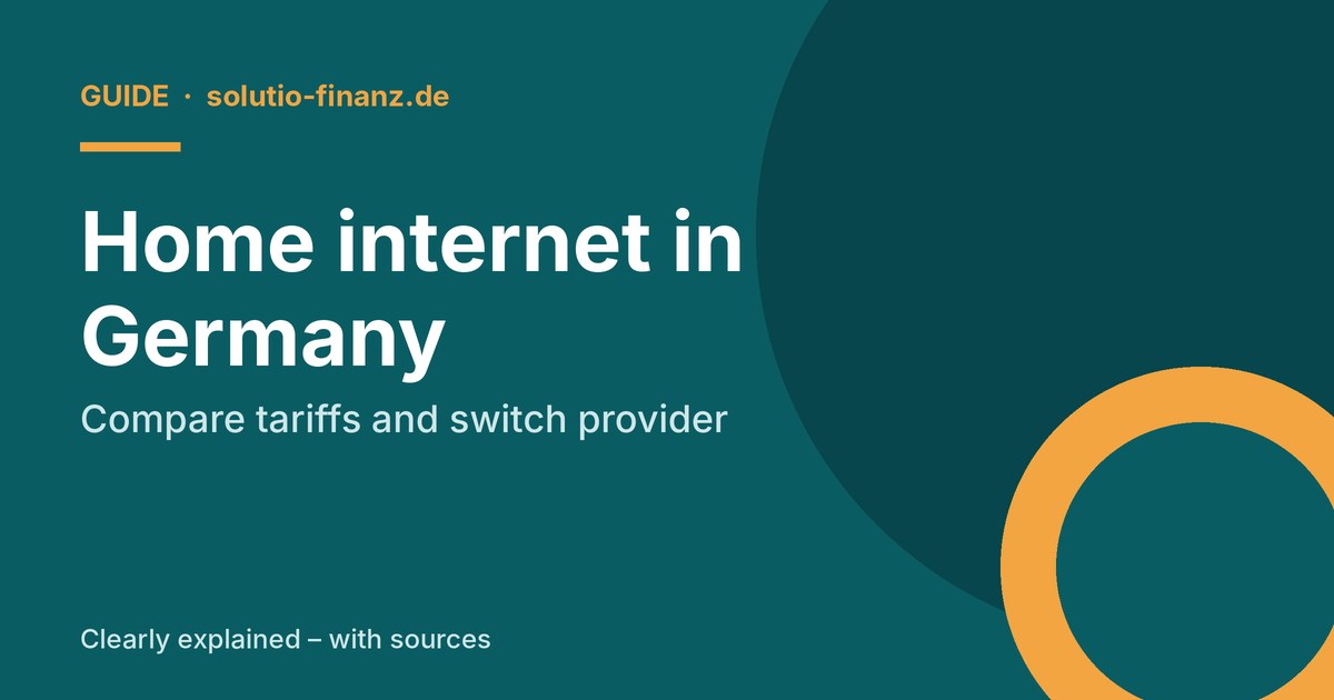 Home internet in Germany: compare tariffs and switch provider